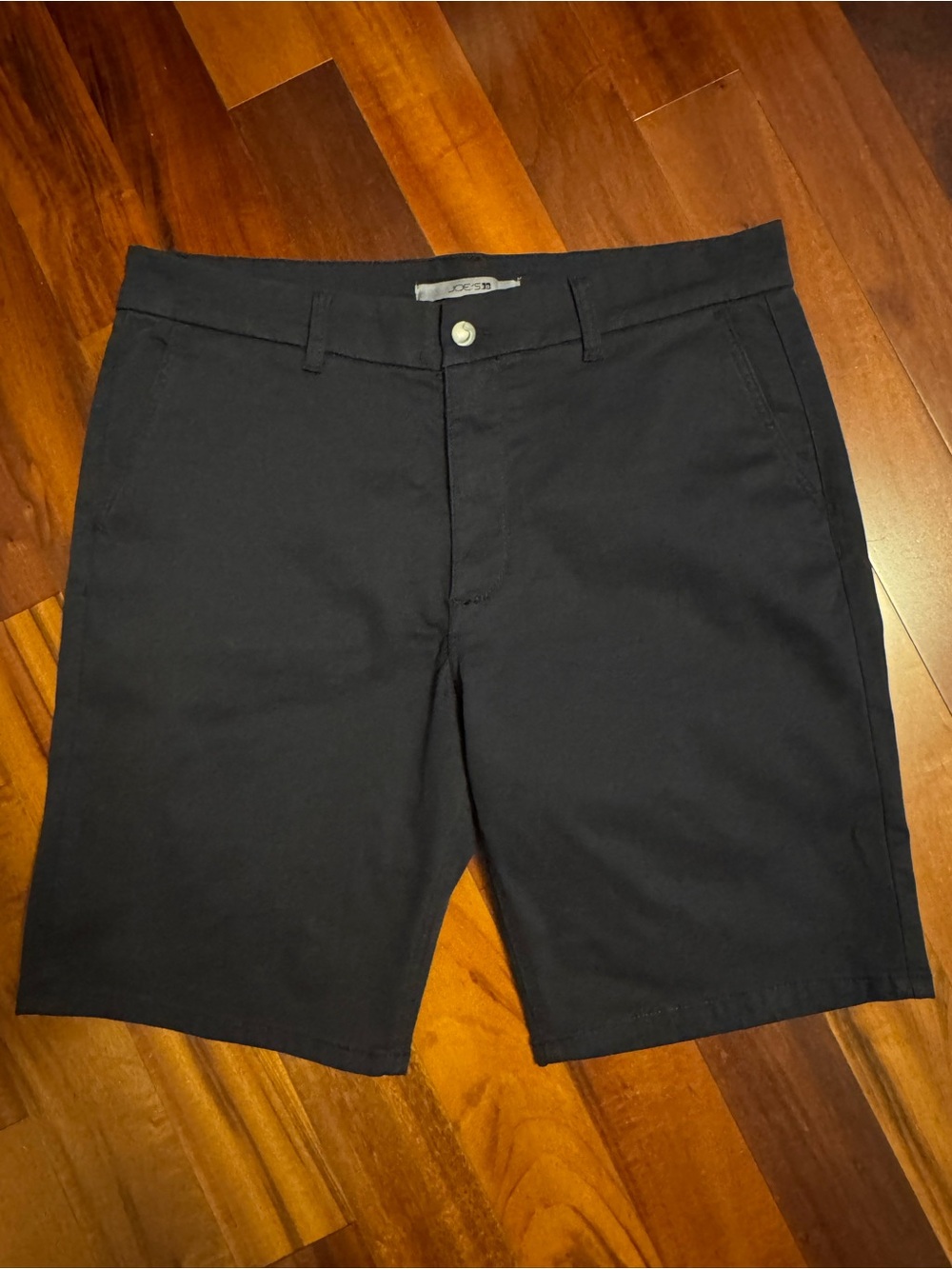 Joe's Jeans Men’s Black Flat Front Chino Shorts